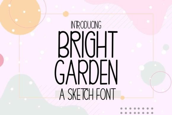 Bright Garden: A Handwritten Font for Creative Projects