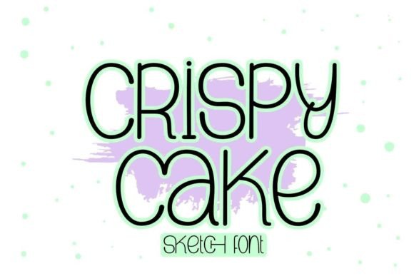 Crispy Cake: A Versatile Sketch Font for Creative Expression