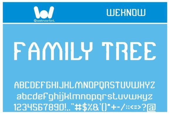 Family Tree: A Versatile Font for Creative and Professional Workflows