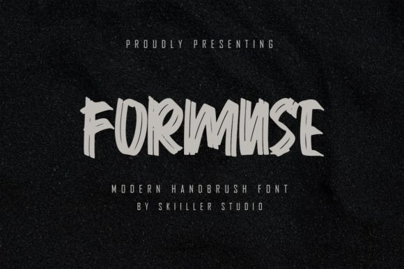 Formuse: A Handwritten Font for Creative Expression