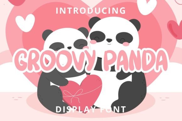 h1 Groovy Panda: A Playful Nostalgic Display Font for Creative Designers