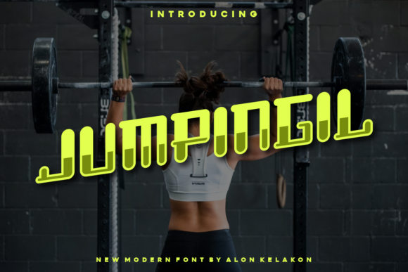 Jumpingil: A Bold and Dynamic Display Font for Creative Projects