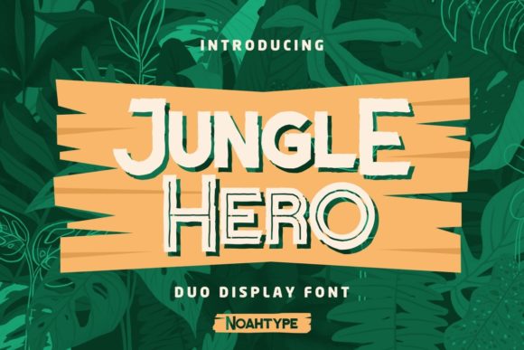 Jungle Hero Font: Fun and Playful Design