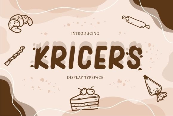Kricers: A Quirky and Sweet Display Font for Creative Expression