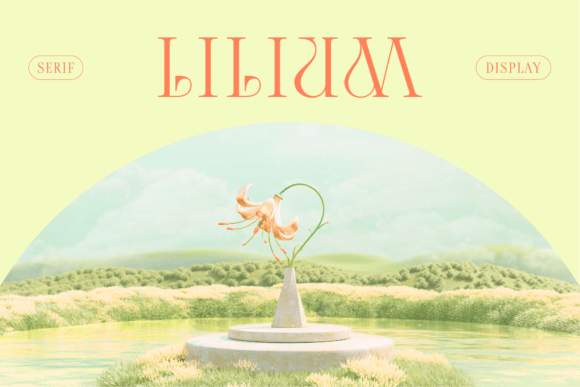 Lilium: A Unique Display Serif Font