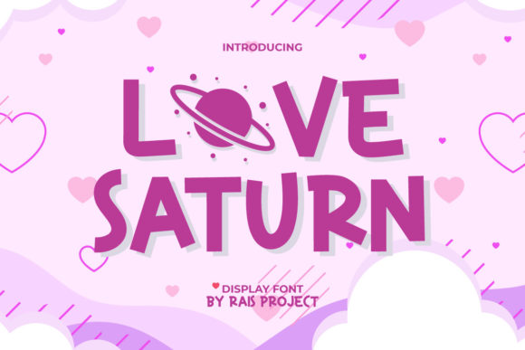 Love Saturn: A Creative Display Font