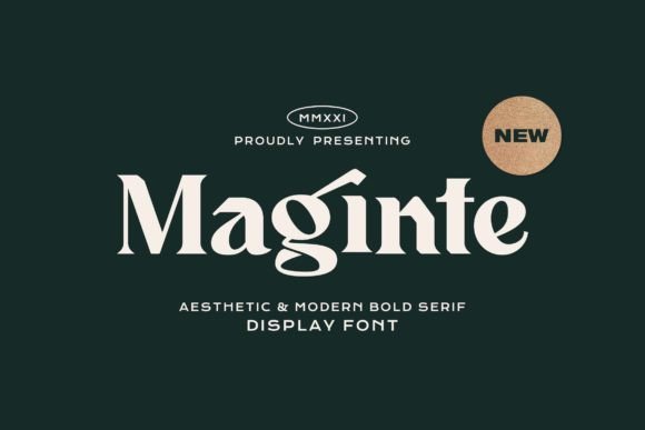 Maginte: A Bold, Modern Font for Creative Expression