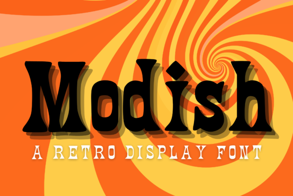 Modish: The Retro Display Font That Brings Vintage Vibes to Your Designs