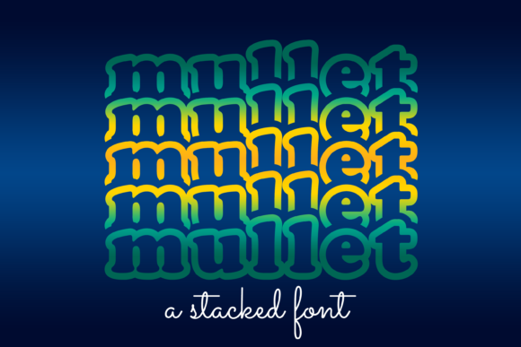 Mullet: The Bold and Versatile Display Font for Creative Projects
