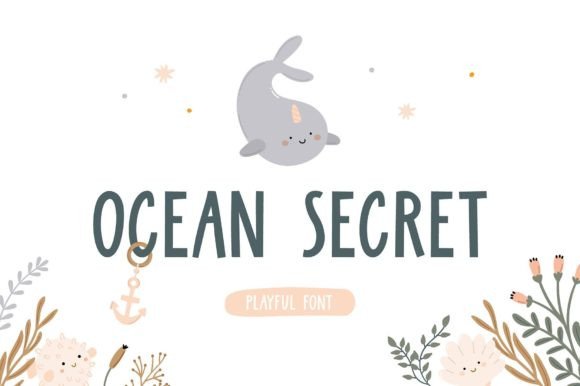 OCEAN SECRET: A PLAYFUL FONT WITH PURPOSE