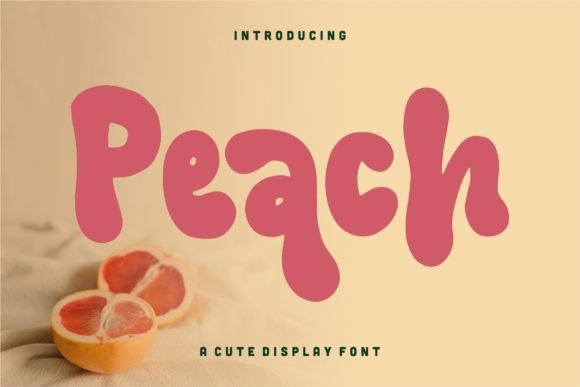 Peach: A Beautiful Calligraphy Font