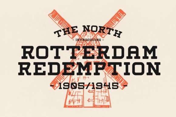 Rotterdam Redemption: A Modern Display Font for Elegant Design