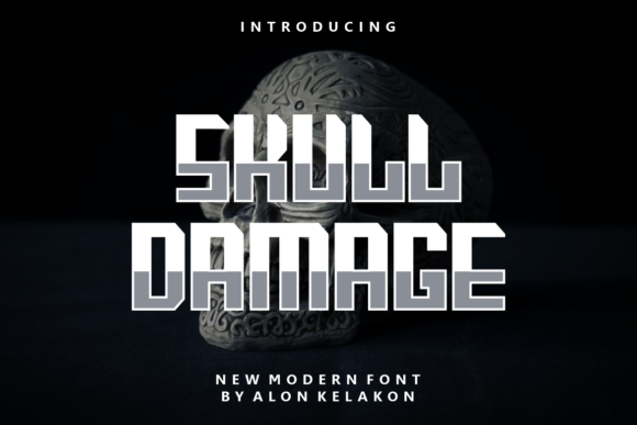Skull Damage: A Bold Font for Dynamic Branding
