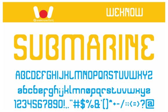 Submarine: A Bold and Versatile Display Font for Creative Projects