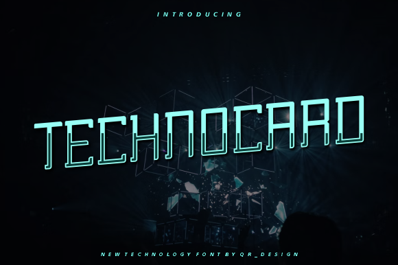 Technocard: Bold and Authentic Display Font