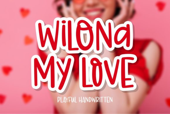 Wilona My Love: A Playful Display Font for Creative Projects